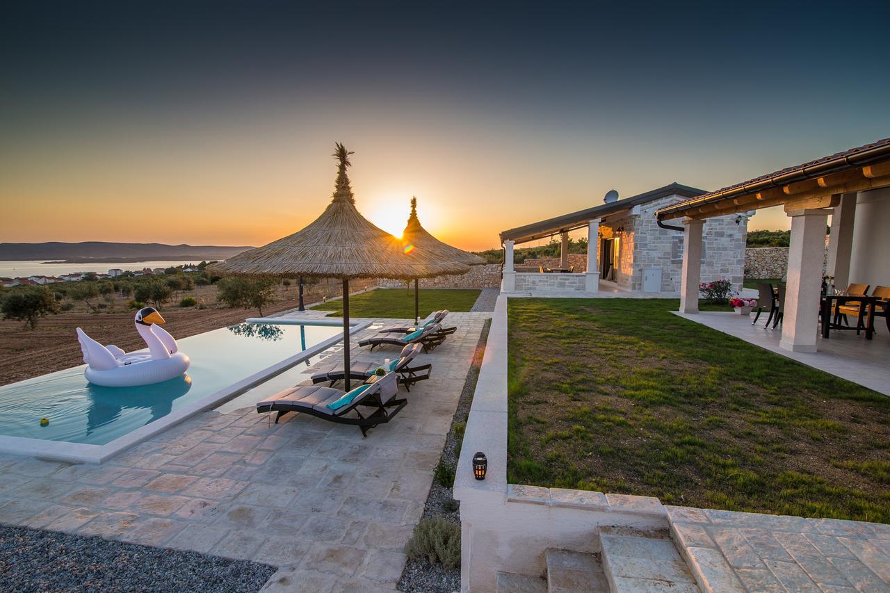 Estate Villa Duo Biograd Na Moru Bagian luar foto
